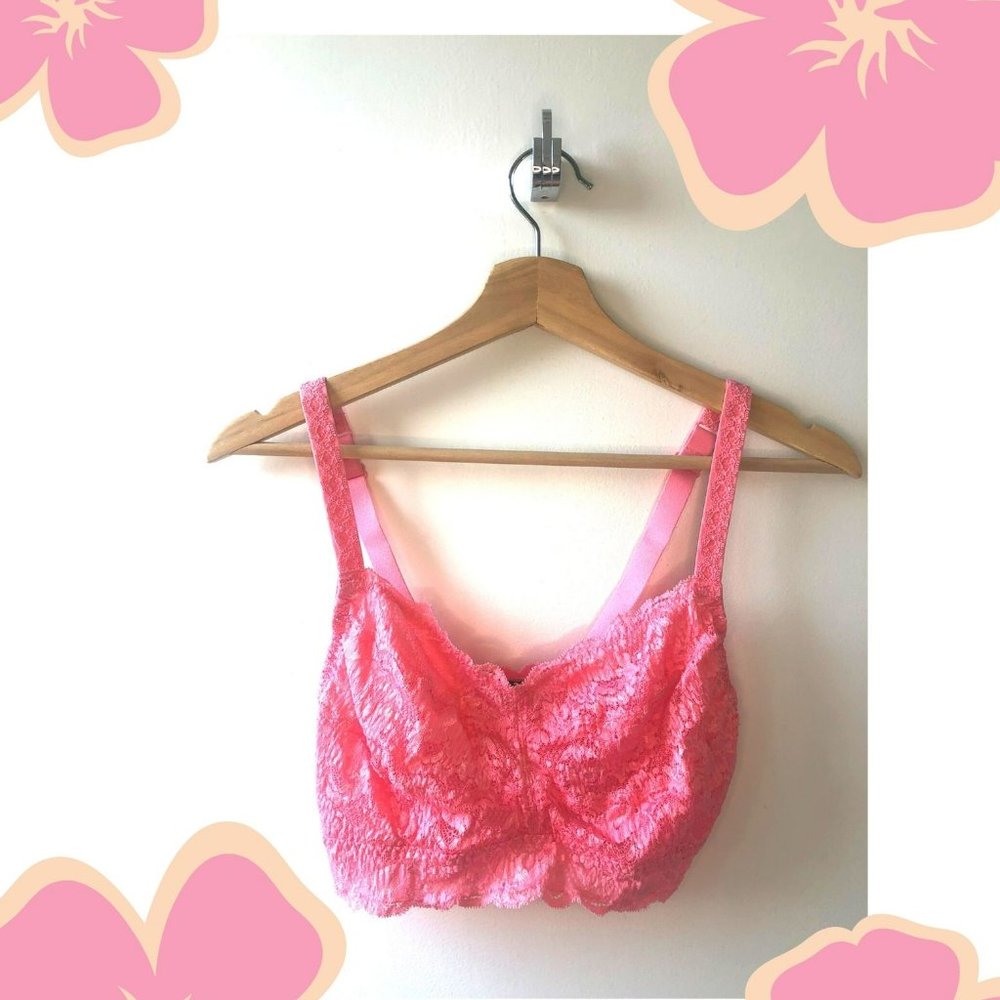 Cosabella Pink Size Medium Lace Bralette